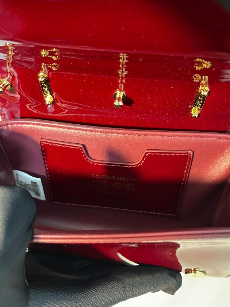 شنطة عملية DG غيرلز جلد صغيرة