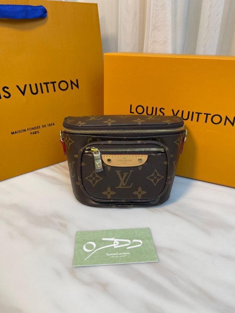 شنطة خصر لويس فويتون Mini Bumbag-مقاس 17
