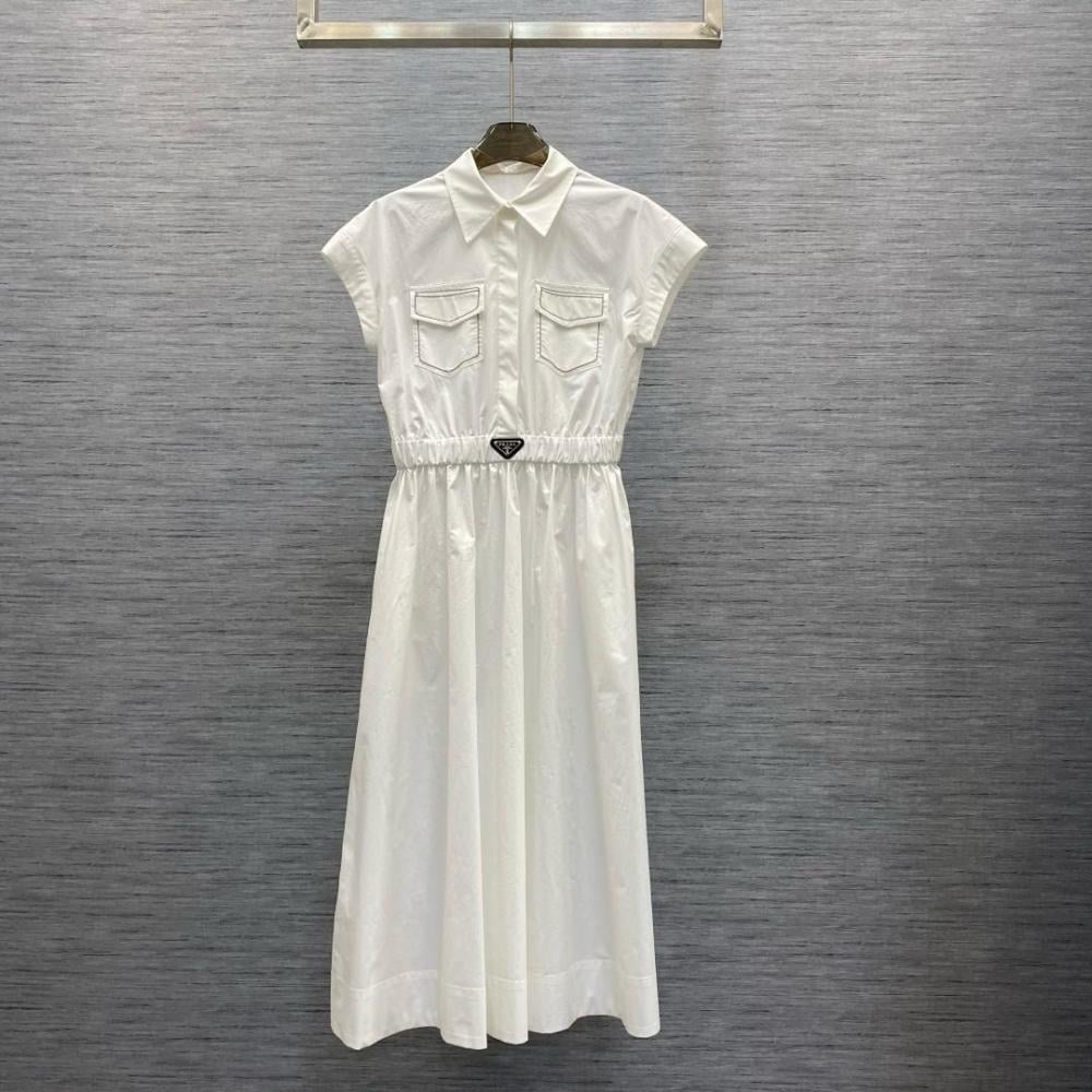 فستان برادا ميدي بتصميم أنيق