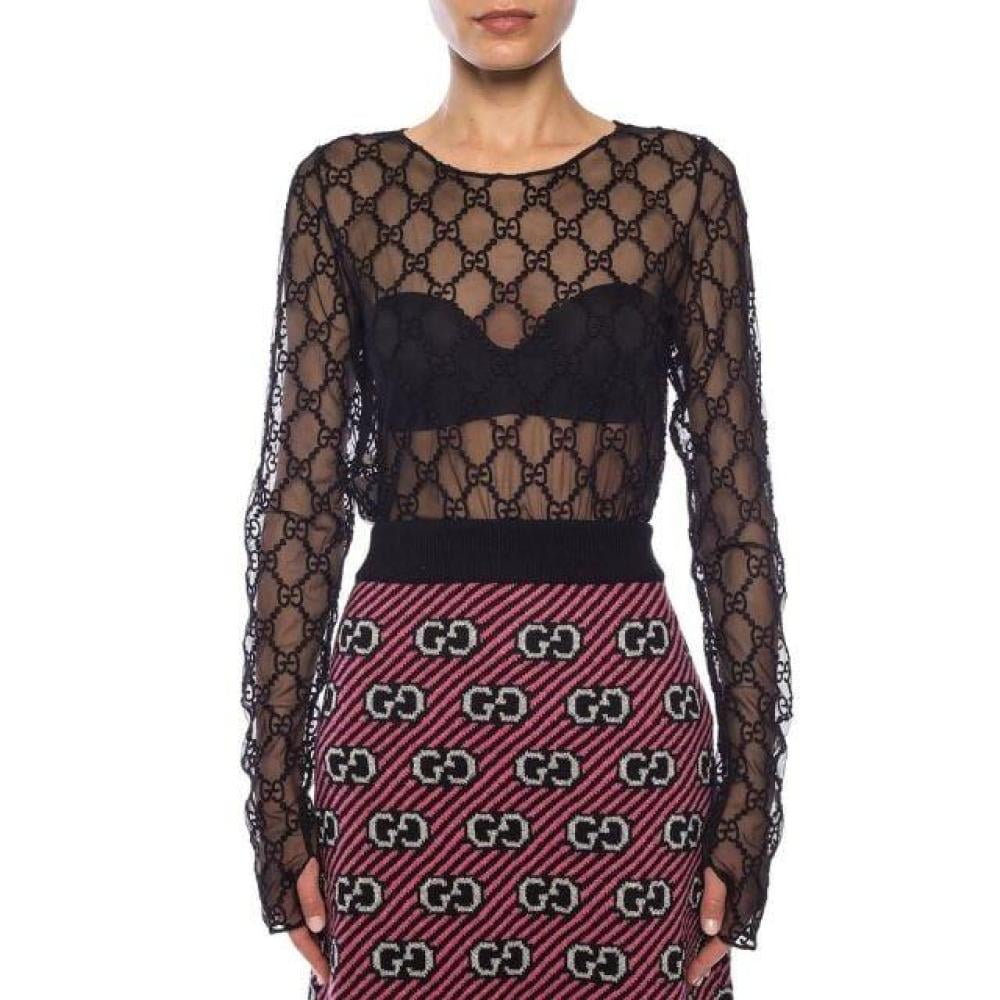 بلوزة جي جي ستار تول من قوتشي مقاس M