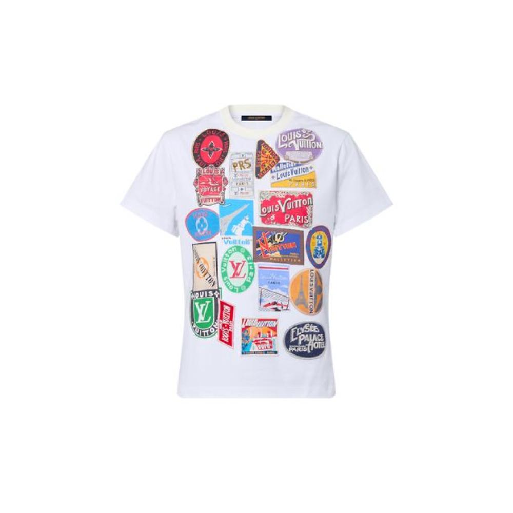 تي شيرت قطن برقعة قصر الإليزيه من لويس فيتون