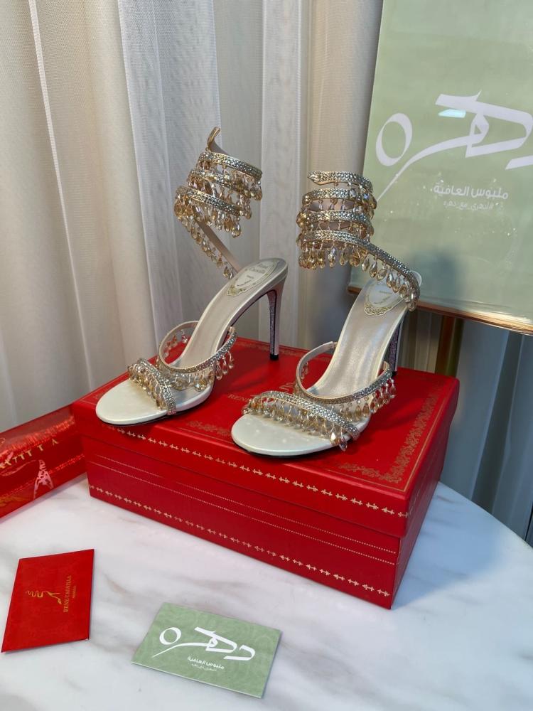 صندل ثريا مرصع بكريستالات 10.5سم من رينيه كاوفيلا