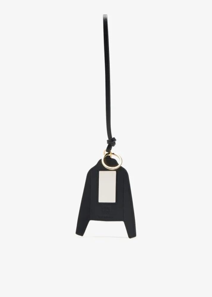 سلسلة المفاتيح الجلدية من ميو ميو - أزرق