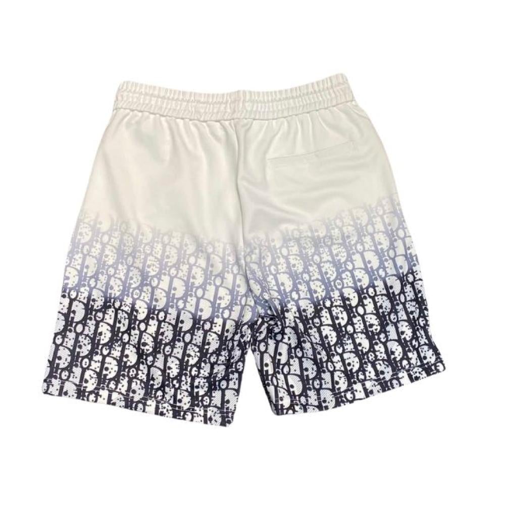 شورت ديور الكلاسيكي ذو الطباعة المتدرجة