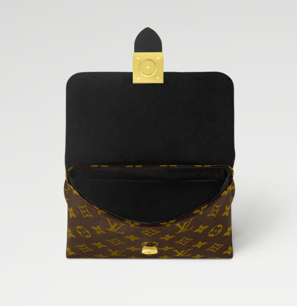 حقيبة لويس فيتون Locky BB - بني وأسود