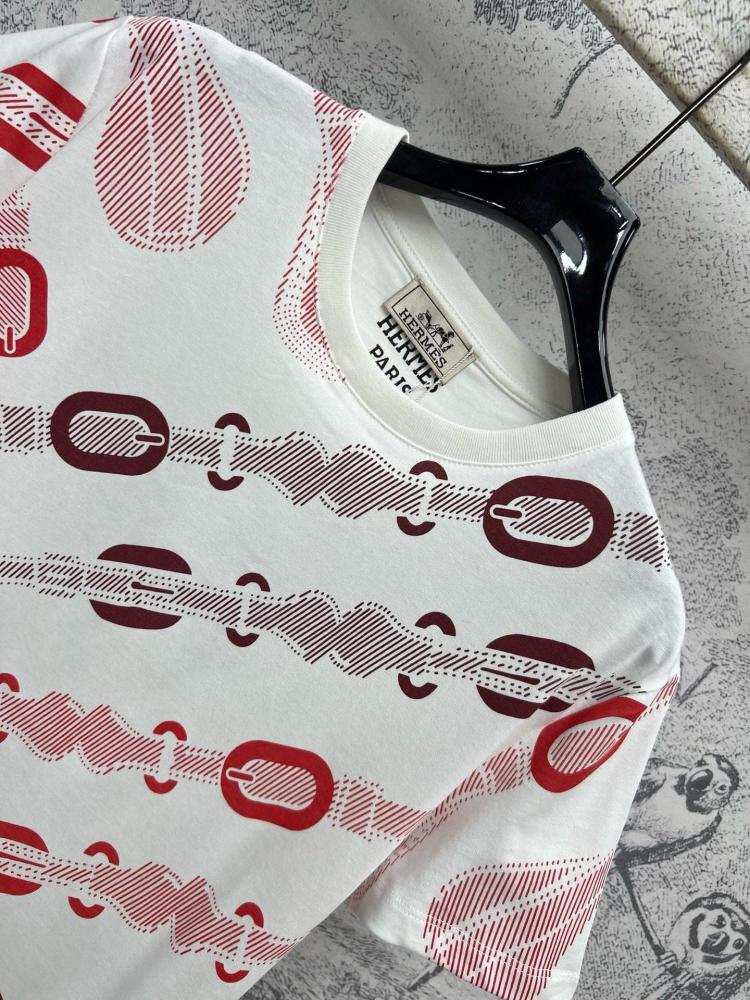 تيشيرت هيرمس المطبوع