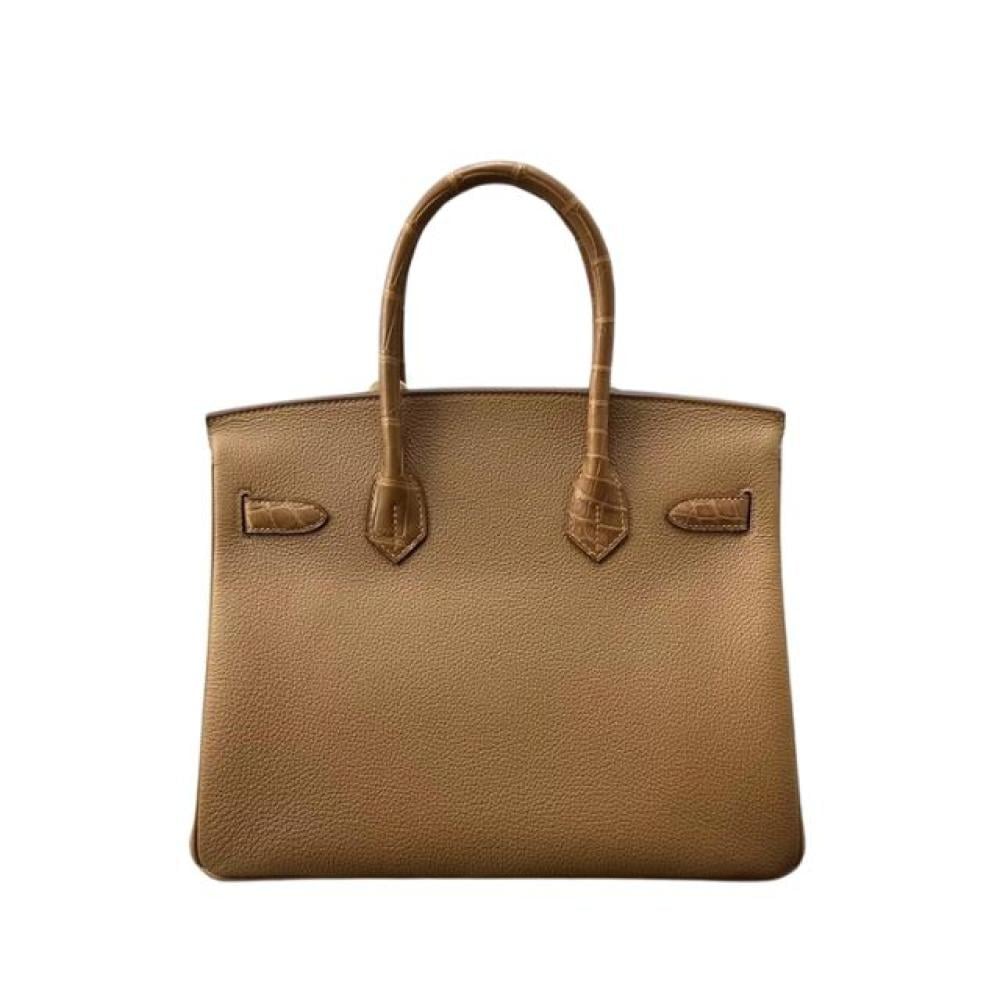 حقيبة هيرميس تاتش بيركين من جلد التمساح الطبيعي