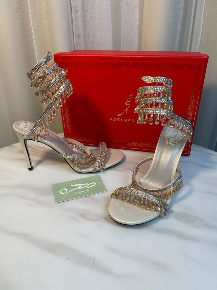 صندل ثريا مرصع بكريستالات 10.5سم من رينيه كاوفيلا