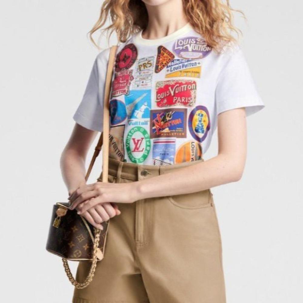 تي شيرت قطن برقعة قصر الإليزيه من لويس فيتون