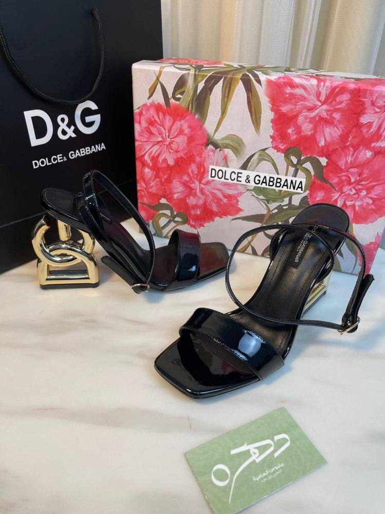 صنادل كيرا دي جي باروكي الجلدية من دولتشي