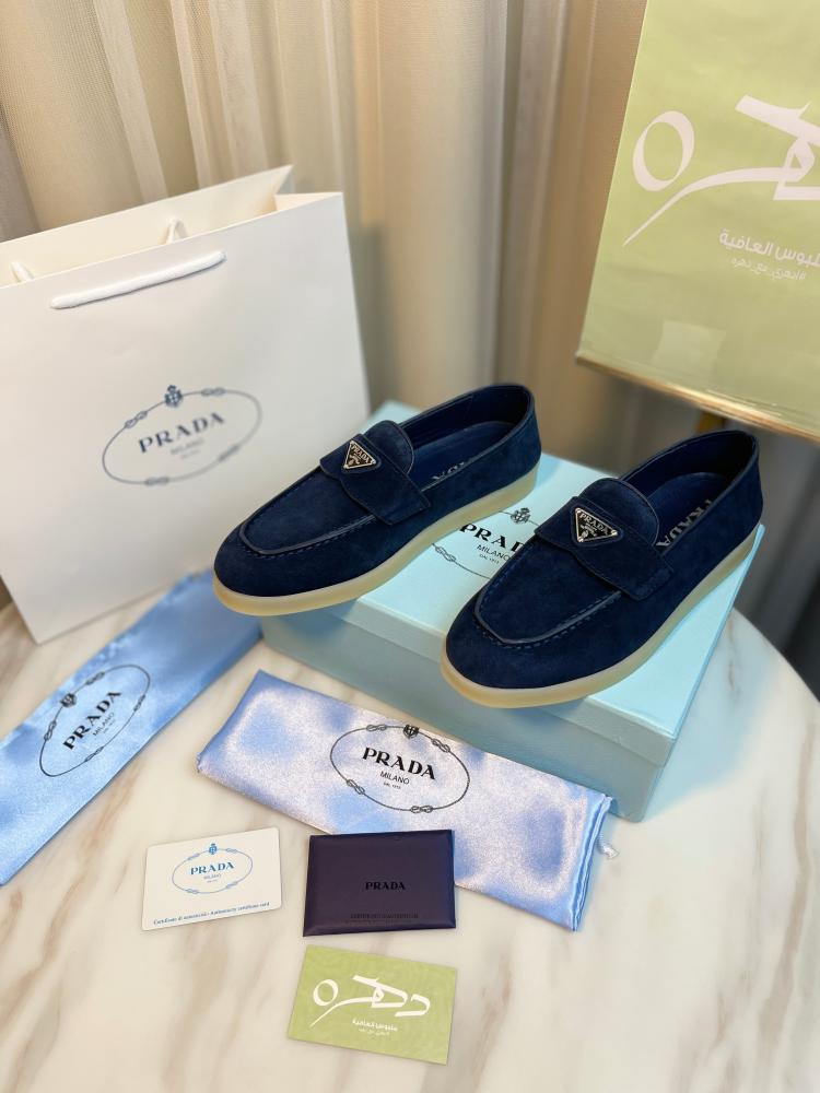 حذاء برادا سان تروبيه لوفر- كحلي