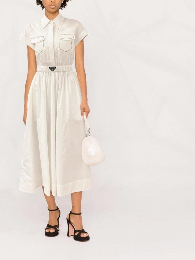 فستان برادا ميدي بتصميم أنيق