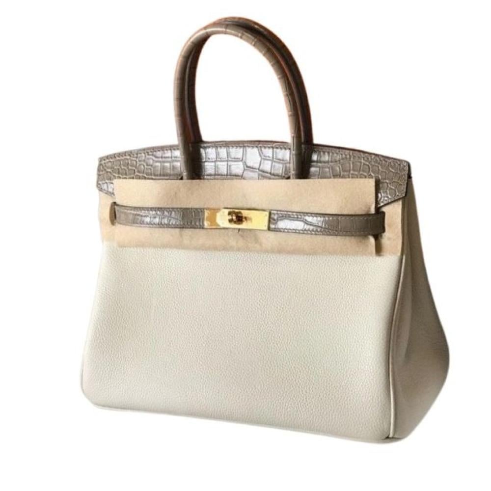حقيبة هيرميس تاتش بيركين من جلد التمساح الطبيعي