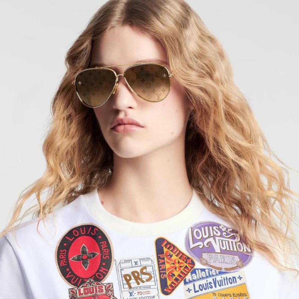 تي شيرت قطن برقعة قصر الإليزيه من لويس فيتون