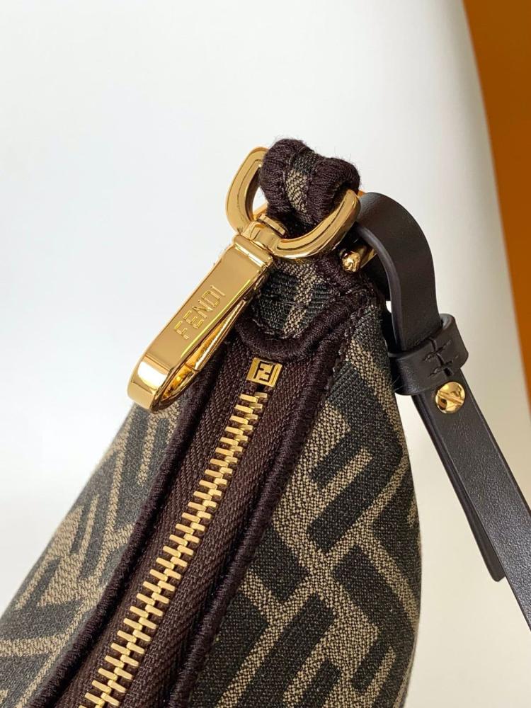 حقيبة يد فندي جرافي Fendigraphy ميني  - بني