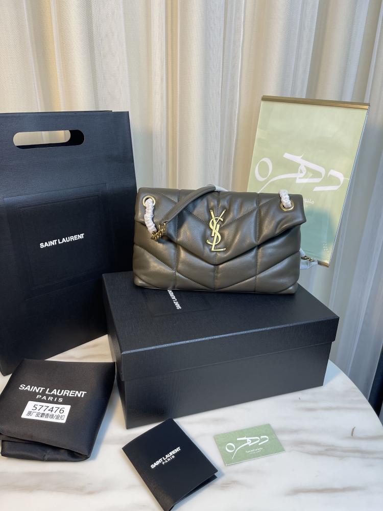 حقيبة بتصميم مبطن منفوخ من سان لوران