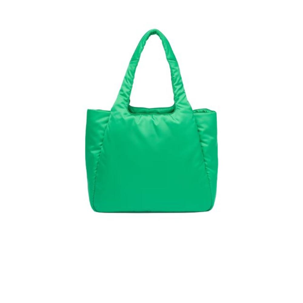 حقيبة يد كبيرة مبطنة من برادا - أخضر