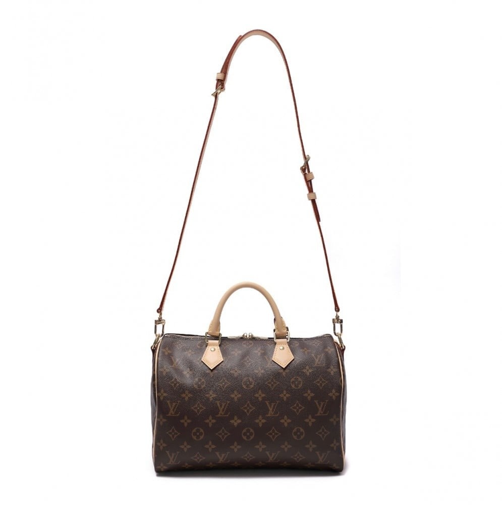 شنطة لويس فيتون سبيدي 30 - بني وبيج