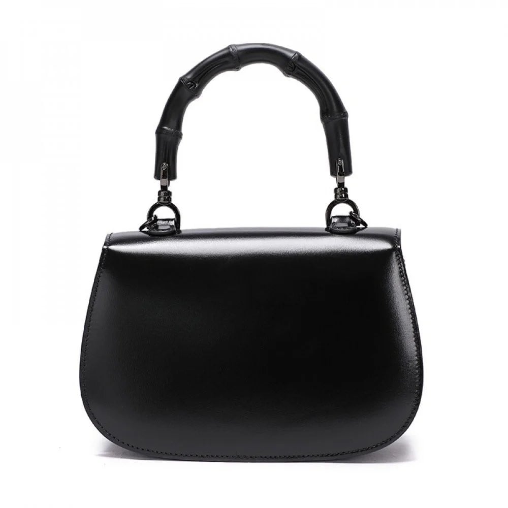 شنطة قوتشي بامبو توب هاندل 27 - أسود وأسود