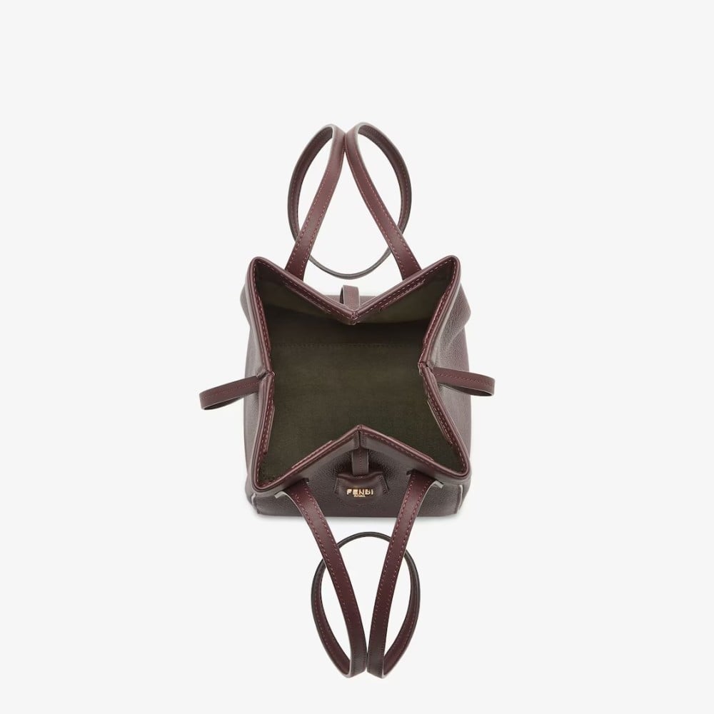 شنطة فندي أوريقامي ميني - عنابي