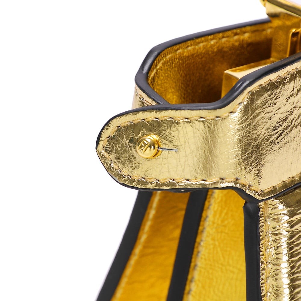 شنطة فندي بيكابو بتيت 20 - ذهبي