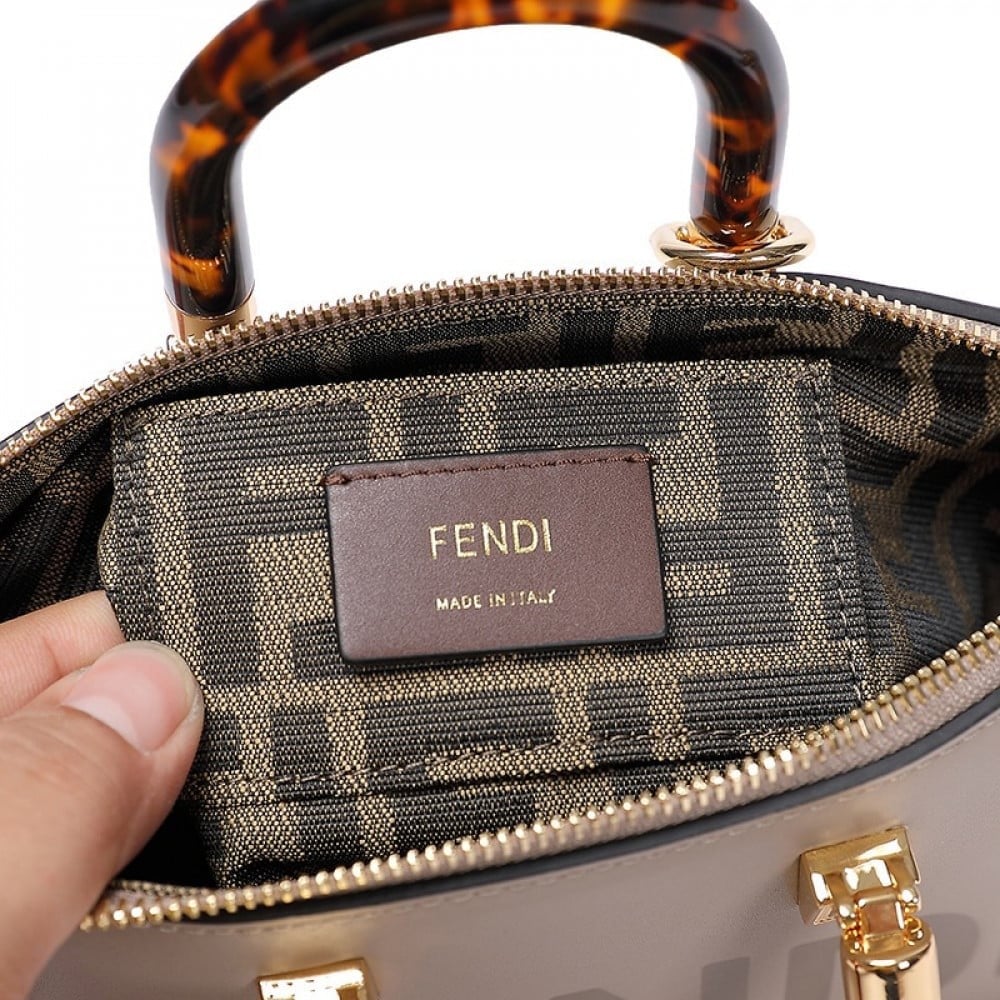 شنطة فندي ميني باي ذا واي - بني Etoupe