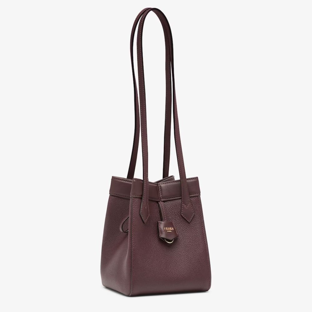 شنطة فندي أوريقامي ميني - عنابي