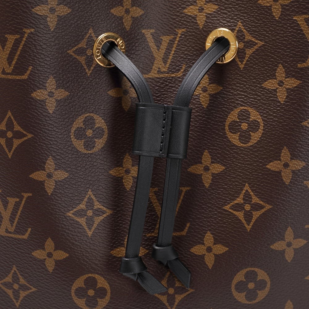 شنطة لويس فيتون نيونوي إم إم حروف - بني وأسود