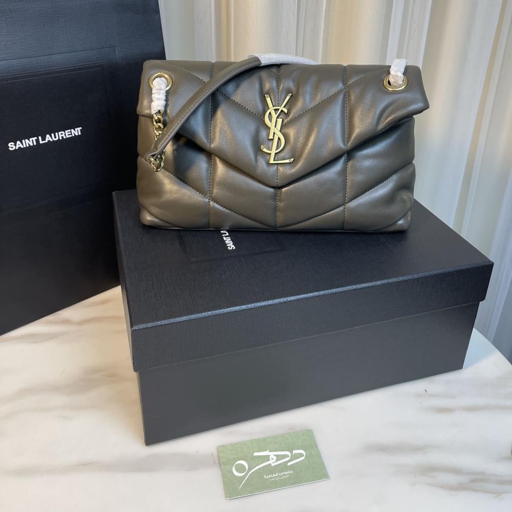 حقيبة بتصميم مبطن منفوخ من سان لوران