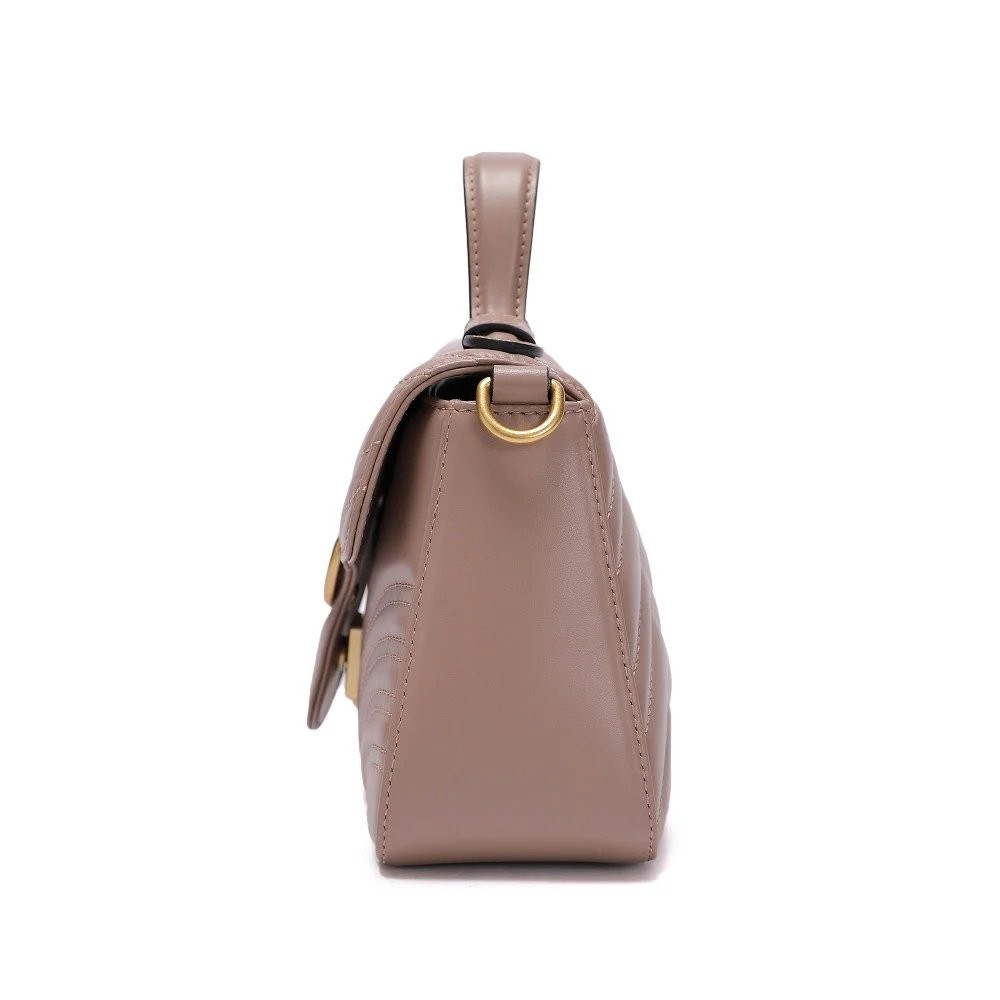 شنطة قوتشي مارمونت ميني توب هاندل - بني فاتح