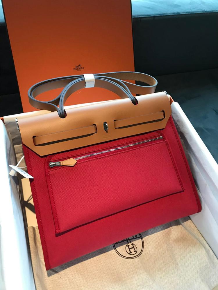 حقيبة هيرباج توال 31  بجلد بني من ايرميز