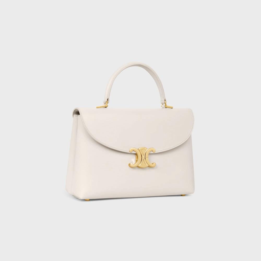 حقيبة نينو المتوسطة من سيلين – أبيض