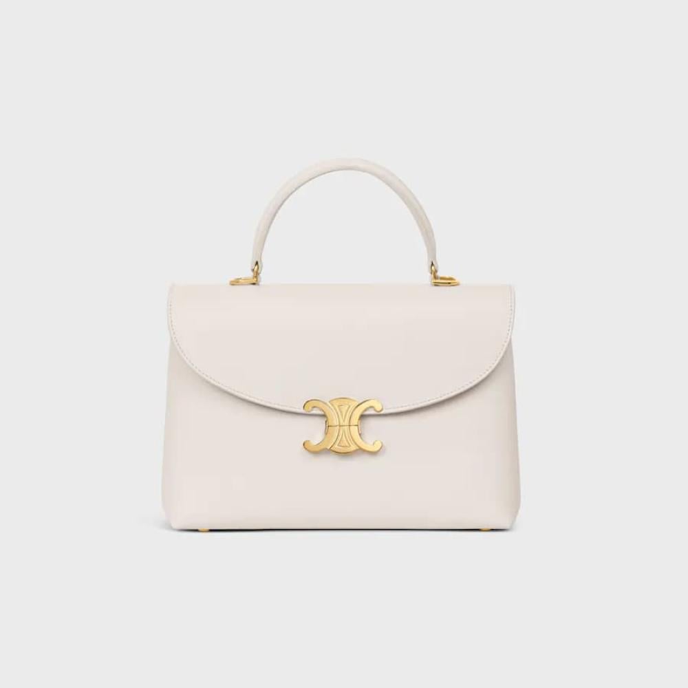 حقيبة نينو المتوسطة من سيلين – أبيض