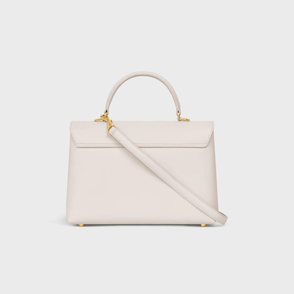 حقيبة نينو المتوسطة من سيلين – أبيض