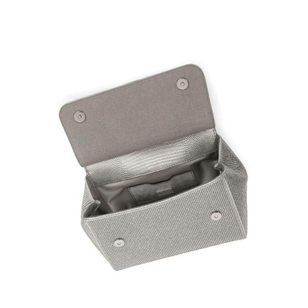 شنطة سيسيلي كيم دولتشي أند غابانا ساتان بمقبض علوي