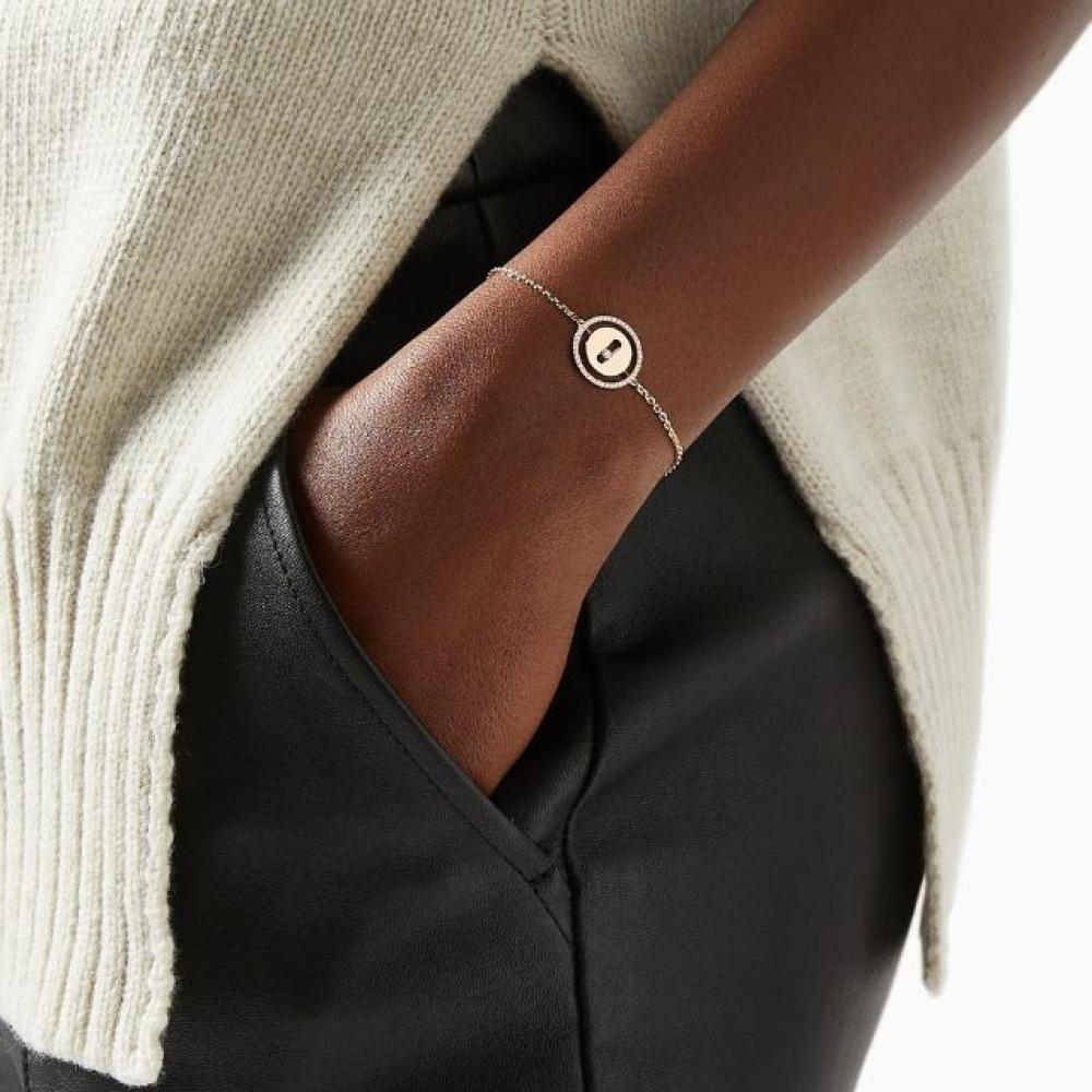 سوار لاكي موف بي إم مرصع بكريستال من ميسيكا