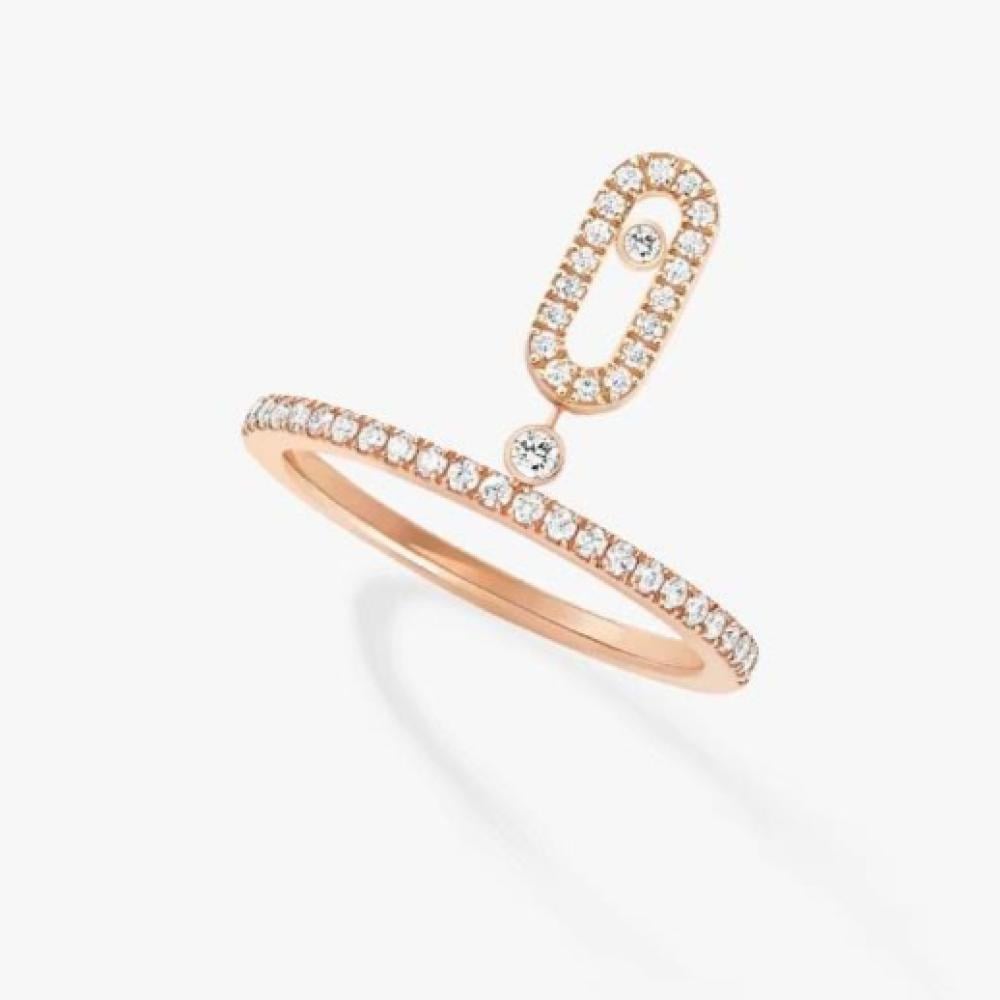 خاتم موف أونو مع قلادة مرصعة بالكريستال من ميسيكا