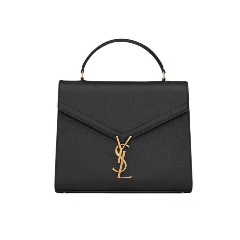 حقيبة كاساندرا متوسطة الحجم 24.5 سم بمقبض علوي من سان لوران