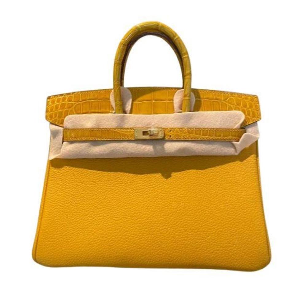 حقيبة هيرميس تاتش بيركين من جلد التمساح الطبيعي