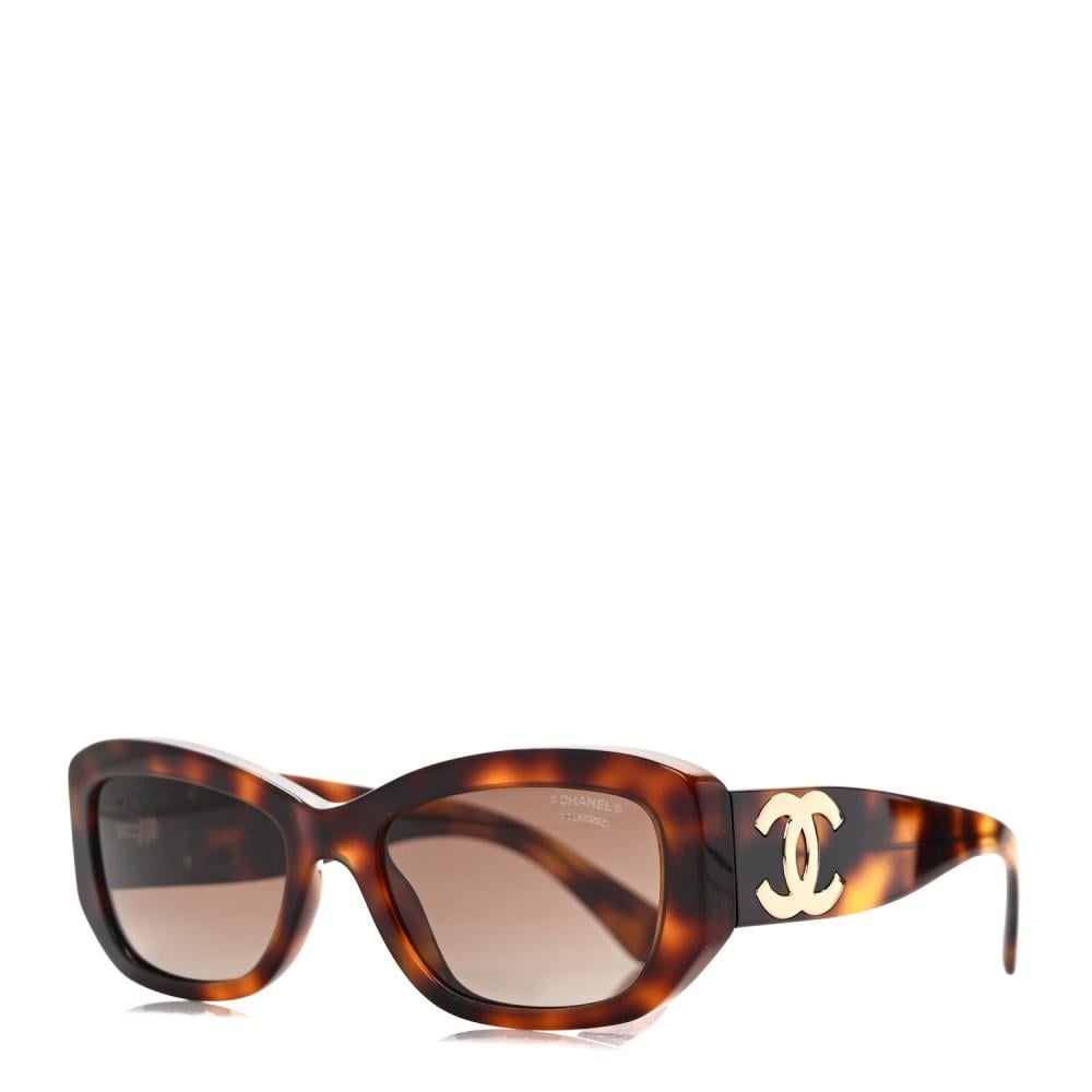 نظارة شمسية مستطيلة مستقطبة من الأسيتات 5493 من شانيل