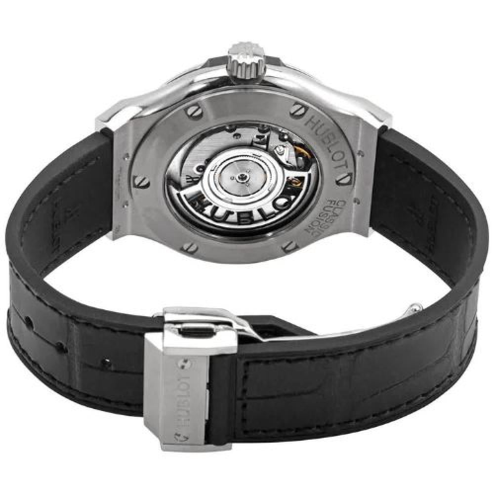 ساعة كلاسيك فيوجن تيتانيوم باطار كريستالي من هوبلو hublot