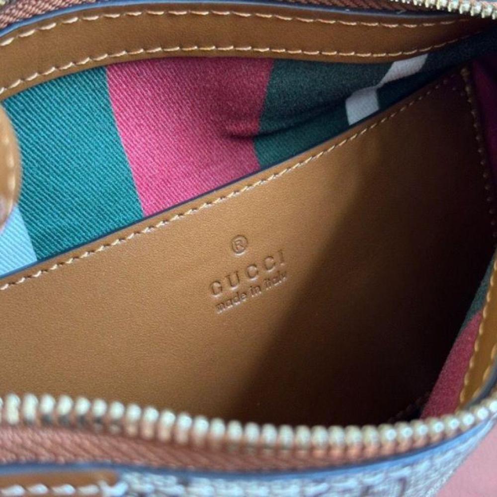 حقيبة كتف ميني من قوتشي - بيج وابنوس