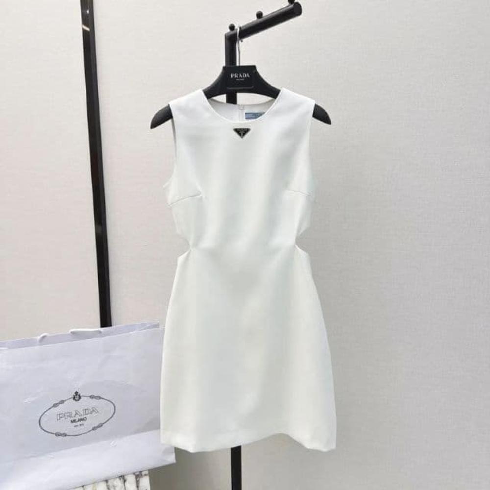 فستان برادا بدون أكمام بخصر مثلث ربيعي وصيفي