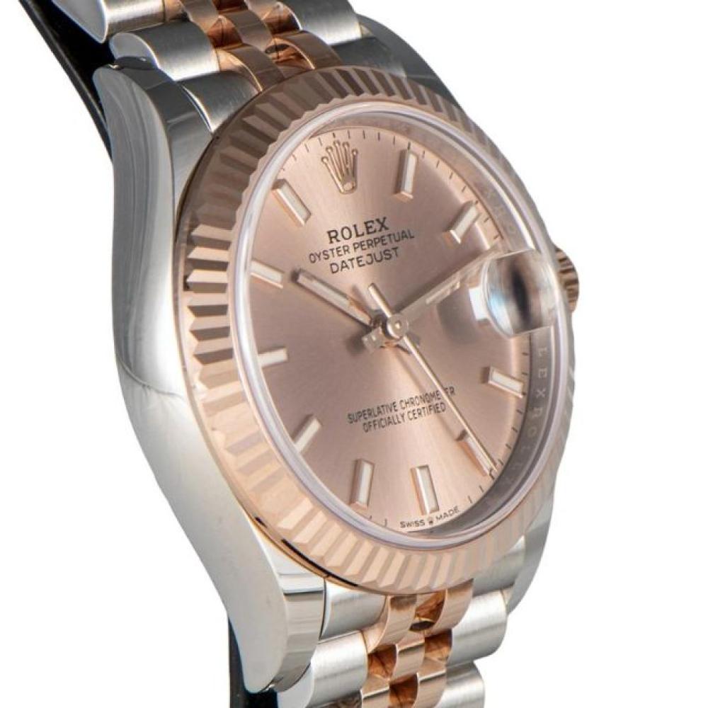 ساعة رولكس ديت جست 41 - ذهبي وردي