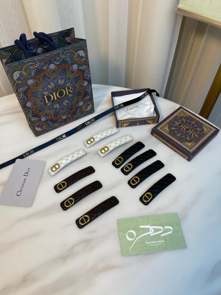 توكة شعر ديور جلدية - 10 حبات