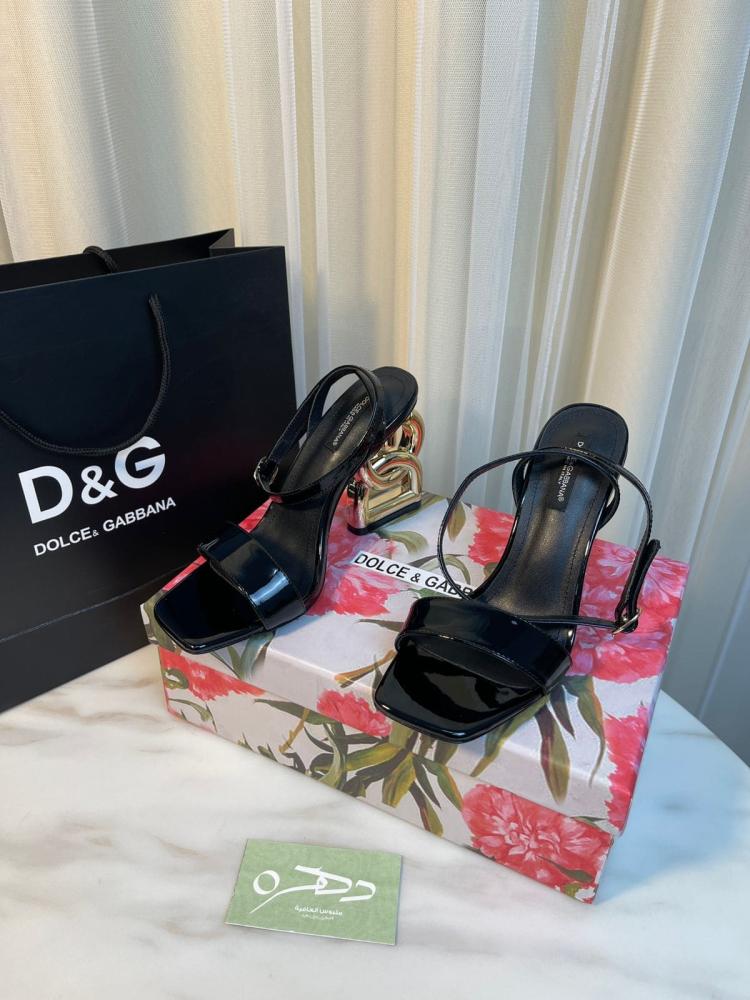 صنادل كيرا دي جي باروكي الجلدية من دولتشي