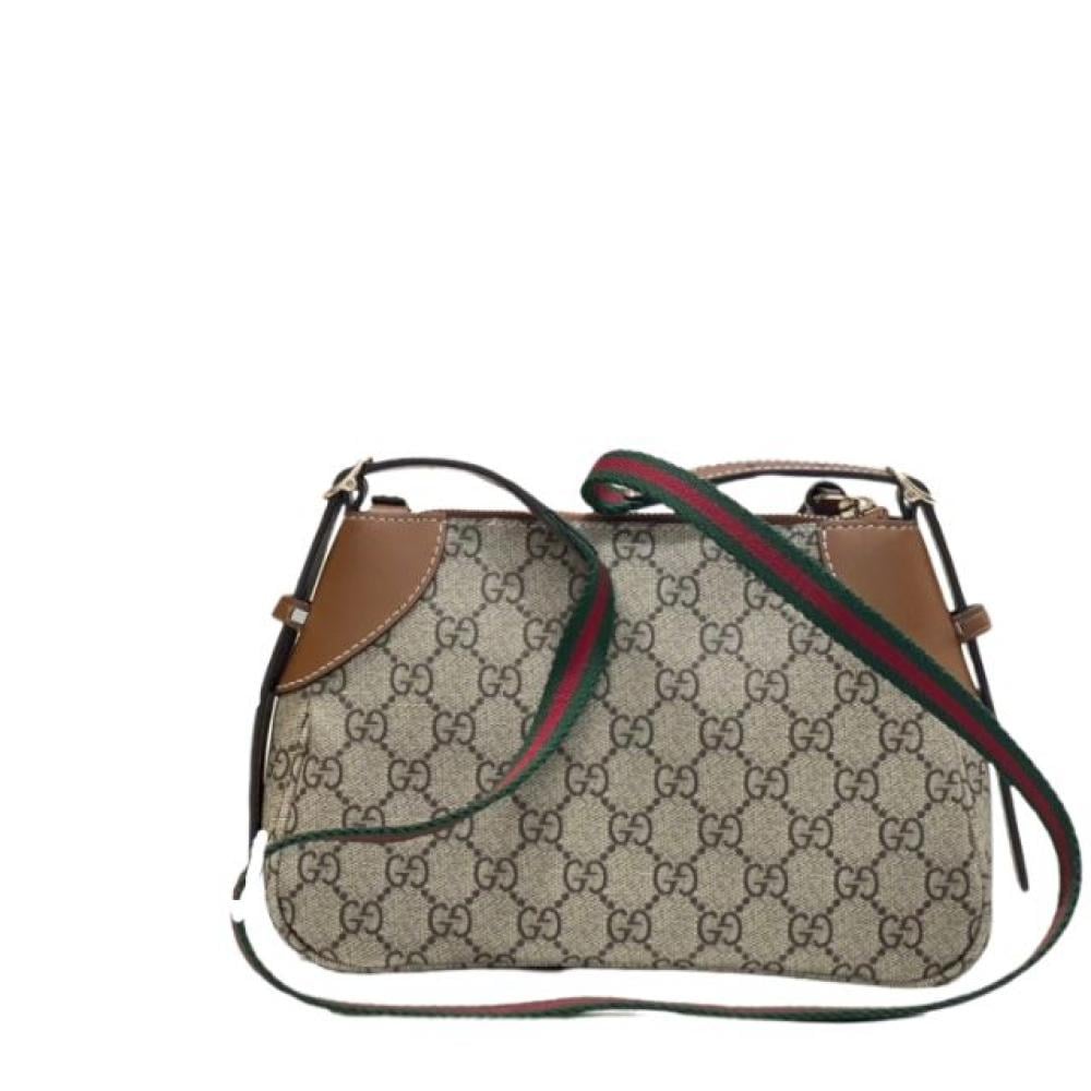 حقيبة كتف ميني من قوتشي - بيج وابنوس