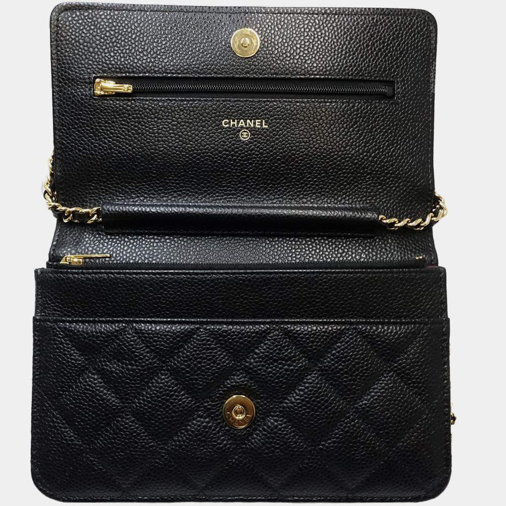 محفظة شانيل تايملس كلاسيك ماتلاسيه مقاس 19