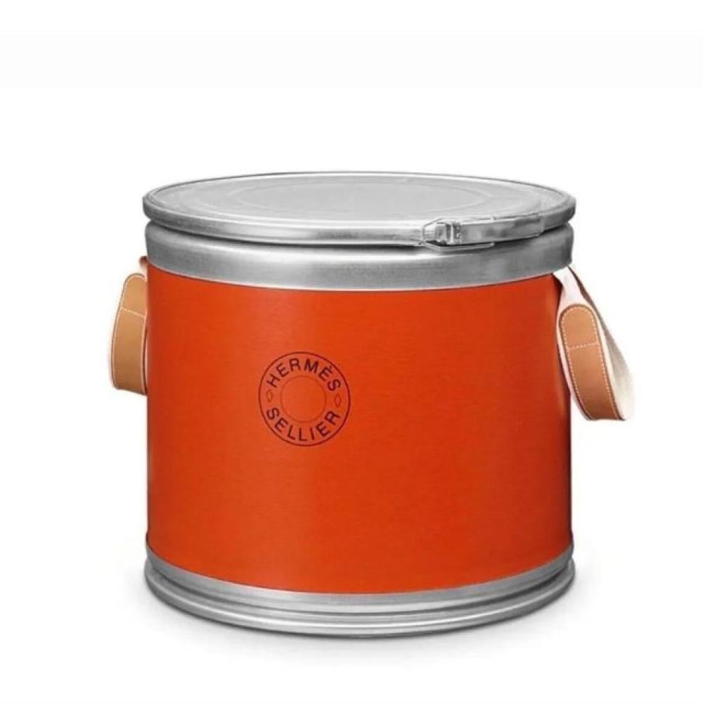 صندوق تخزين بشكل طبل من هيرميس