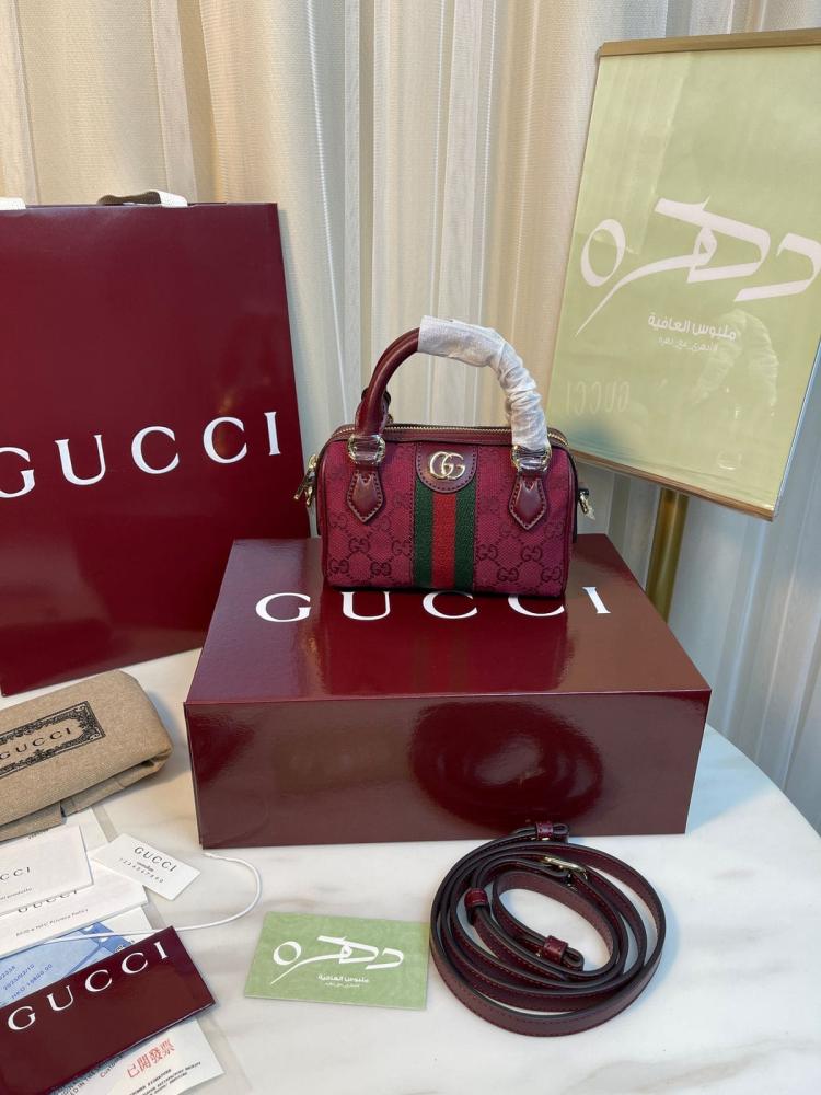 حقيبة أوفيديا ميني بوستون من غوتشي-مقاس 16